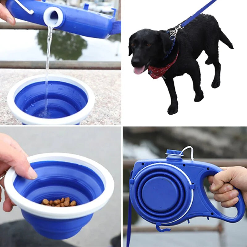 Travel Dog Leash Kit with Bottle